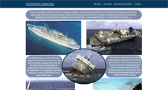 Desktop Screenshot of oceanossinking.com