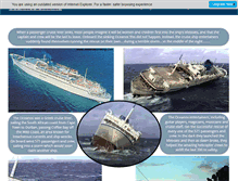 Tablet Screenshot of oceanossinking.com